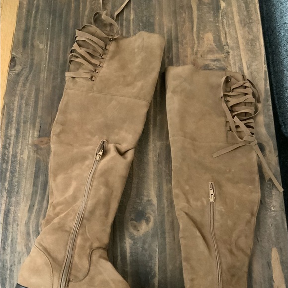 Knee boots beige - Picture 3 of 4